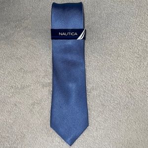 Nautica blue, textured tie